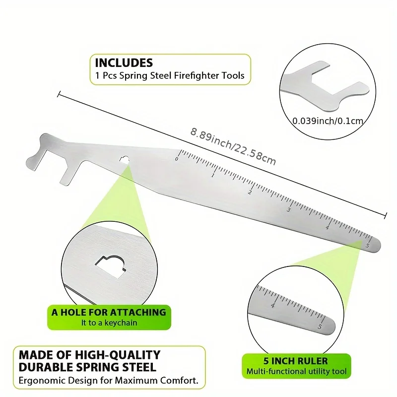Multi-functional Metal Lever Tool 7.87x0.79 For Home