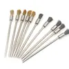 Pen Wire Brush 100mm With 3.0 Round Long Shank,Steel Cleaning End Brushes Rotary Tool Pen Wire Brush Rust Paint Removal ワイヤーブラシ 1