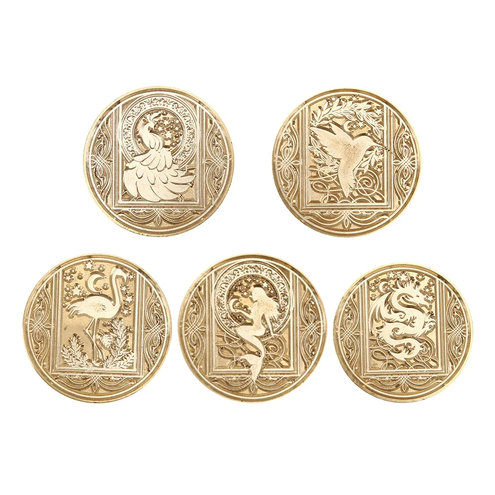 Sealing Wax Stamp Head DIY Scrapbooking Wedding Invitations Photo Album Dedicated Seal Stamp Replace Head DIY Craft Gifts