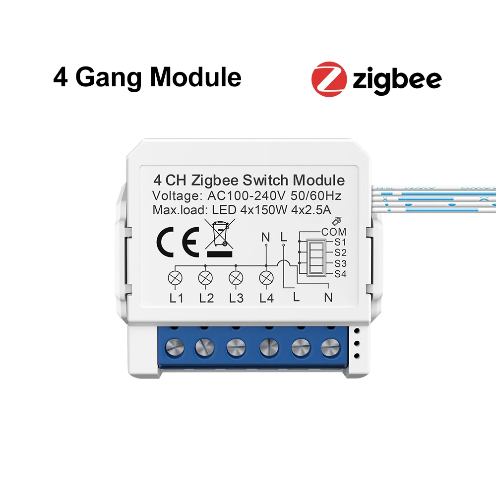 AVATTO Tuya ZigBee Smart Switch DIY Module with Timer and Remote Control Integration