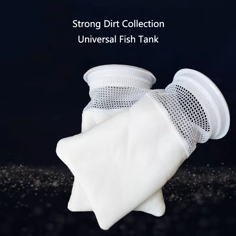 10 Stück Aquarium-Filtertüten Mit Reißverschluss – Wiederverwendbar, Polyester