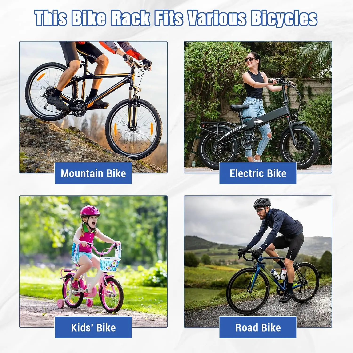 Freestanding Vertical Bike Storage Rack 4