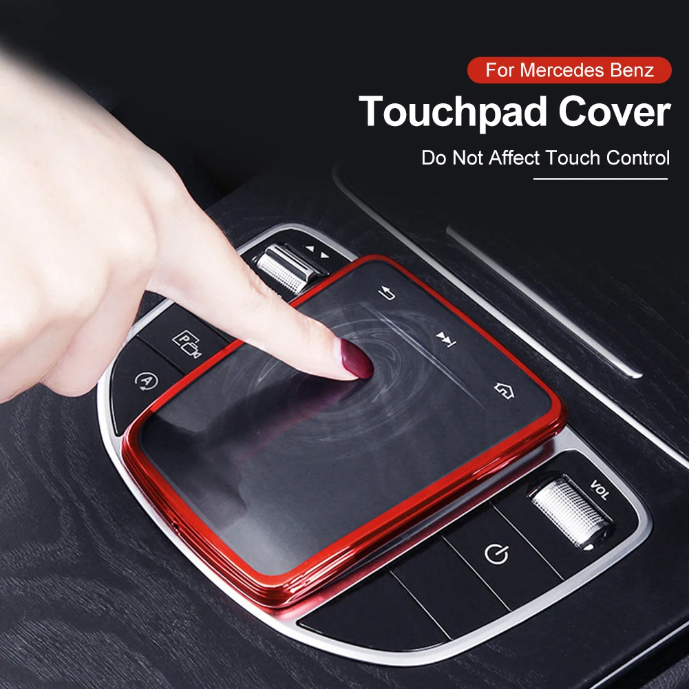 

Car Center Console Touchpad Cover Controller Mouse Protector TPU Cover for Mercedes Benz C EQC E GLC CLS GLE GLS 2019-2023