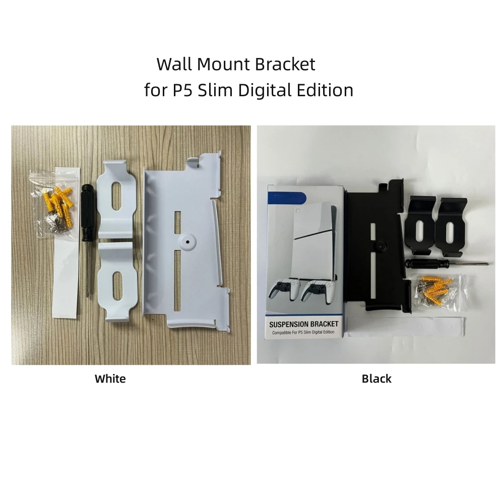

Iron + ABS Wall Mount Bracket for P5 Slim Digital Edition Console Wall Bracket Handle Storage Hanger Accessories