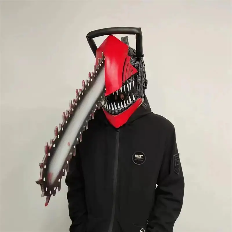  nezababycos Chainsaw Man Mask Cosplay Costume Anime