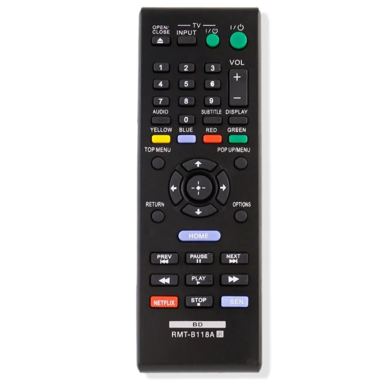 RMT-B118A Reemplazo de control remoto aplicable para reproductor Blu-Ray de Sony