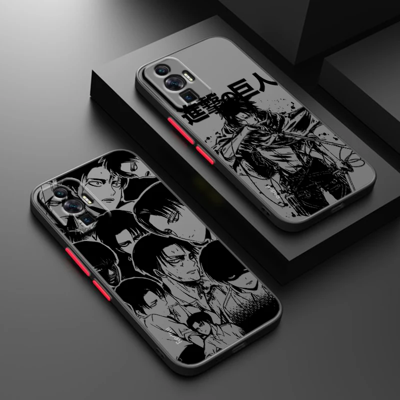 Attack On Titan Anime Per Redmi 12C 11A 10X 10C 10A 9C Nfc 9At 9A 9T 8A 7A A2 Plus Power Custodia Per Telefono Traslucida Smerigliata