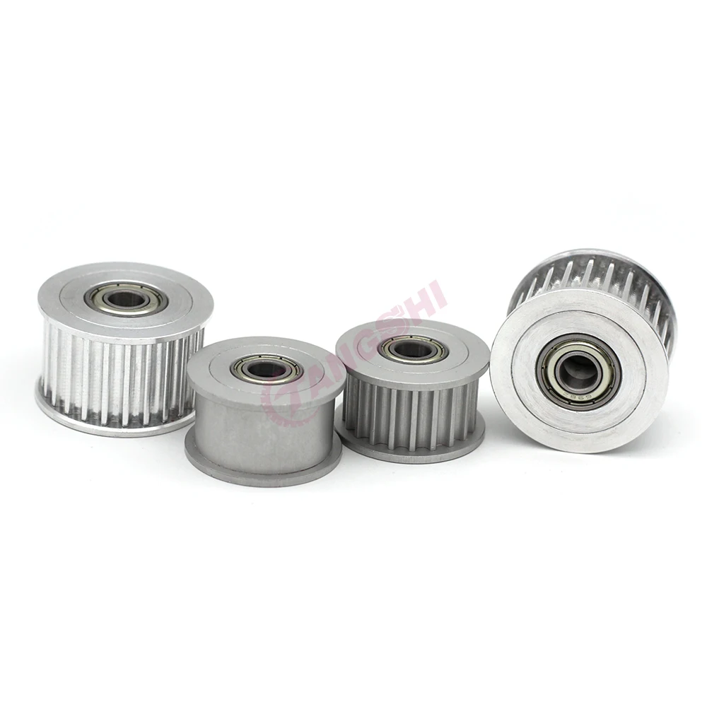 HTD 5M 18 20 22 Teeth Idler Type Timing Pulley Bore 3mm to 15mm for Width 10/15/20/25mm Belt HTD 5M/5GT 18T 20T 22T Idler wheel timing belt pulley fixed pulley timing pulley belt pulley