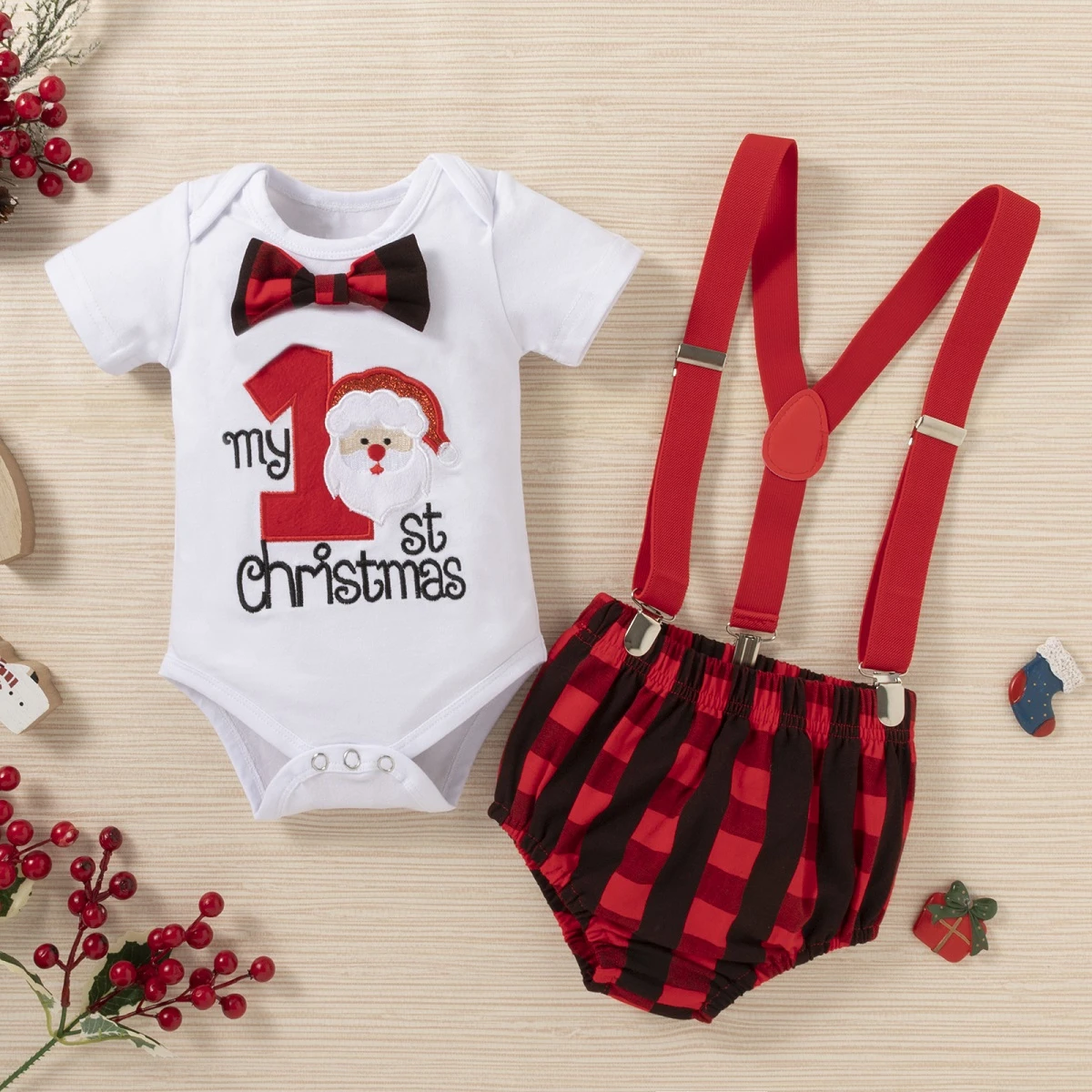 First Christmas Baby Boy Clothes | First Christmas Baby Boy Outfit - Baby  Boy Clothes - Aliexpress