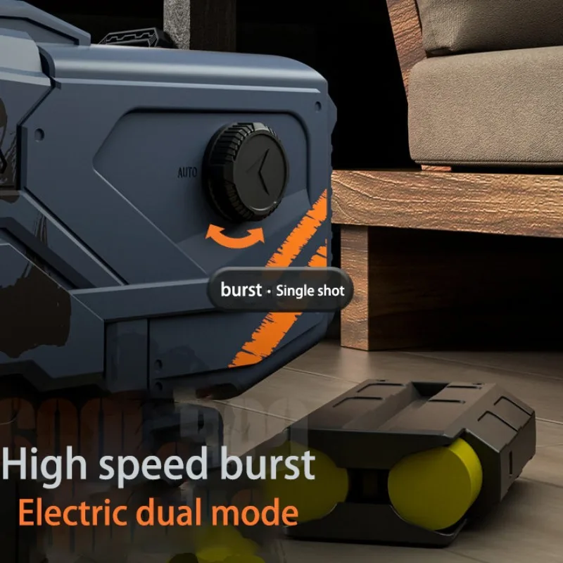 Automatic Toy Submachine Gun (P90) Electric EVA Soft Flyer Launcher High Speed Continuous Foam Blaster 5