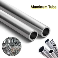 ท่ออลูมิเนียม 6061/6063 ขนาดเส้นผ่านศูนย์กลางภายนอก 18-76 มม. ท่ออลูมิเนียมอัลลอยด์ ความยาวตรง 200-500 มม. ท่อกลมกลวง ความหนา 2-10 มม. รับสั่งทำตามขนาด 2
