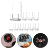 10pcs Transparent Vinyl Record Display Shelf Wall Mount Minimalist Acrylic Vinyl Holder Wall Record Wall Display Stand 4