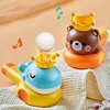 2 In 1 Cartoon Trumpet Blowing Ball Toys for Kids Children Whistle Blowing Music Floating Blow Pipe Balls Educational Games Toys 3