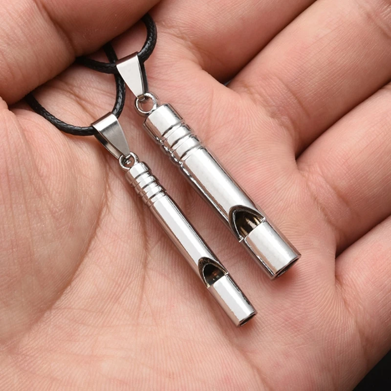 1pcsOutdoorsHighDecibelPortableKeychainWhistleZincAlloy