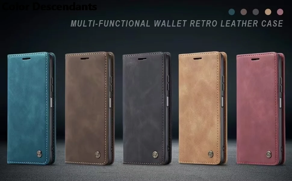 Phone Case Leather Phone Case Leather Wallet Case Leather Case For iPhone SE 5 S E 13 15 16 Luxury Magnetic Flip Wallet Protect Stand