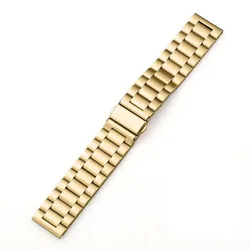 Stainless Steel Smartwatch Replacement Strap - Elegant Metal Belt for Watch S4 41mm (Gold)