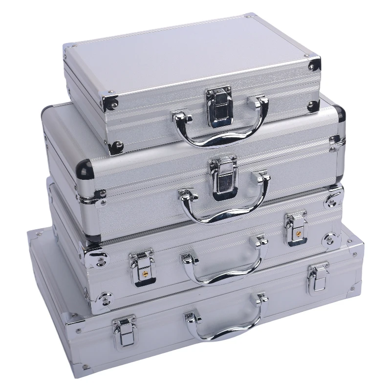 Tool Box Multiple specifications Aluminum Portable Instrument Storage Cases With Handles