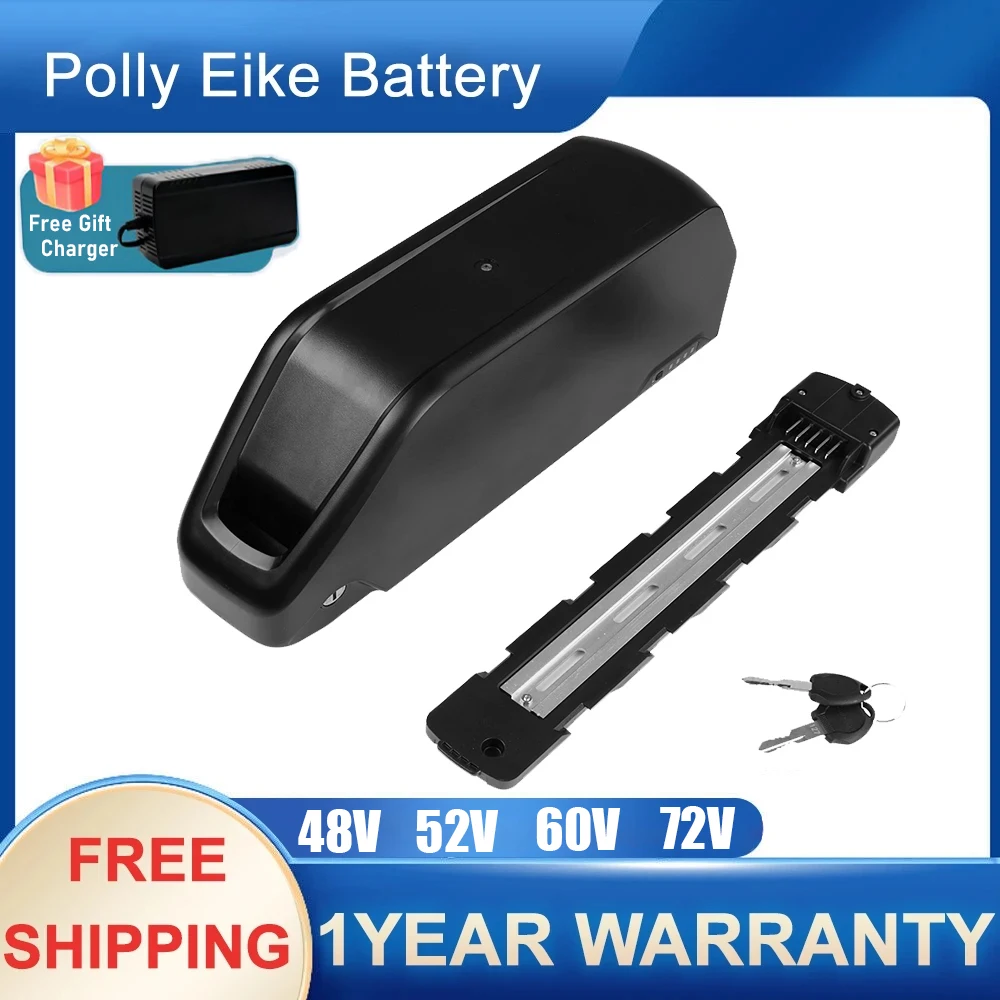 Hailong Battery 48V 52V 60V 72V 20 30ah 40 50 60ah Bafang Bateria Para Bike Eletrica Ebike Akku Batterie 21700 Lithium batterij