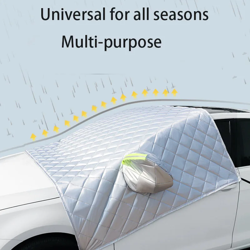 

Windshield Cover Car Snow Cover Car Windshield Cover Snow Protector Ice Blocked Front Window Protector Exterior Auto Accessories