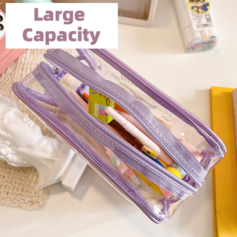 Cinnamoroll & Kuromi Large Makeup Bag, Hello Kitty Portable Cosmetic & Toiletry Organizer, Pencil Case, for Daily Use And Travel 5