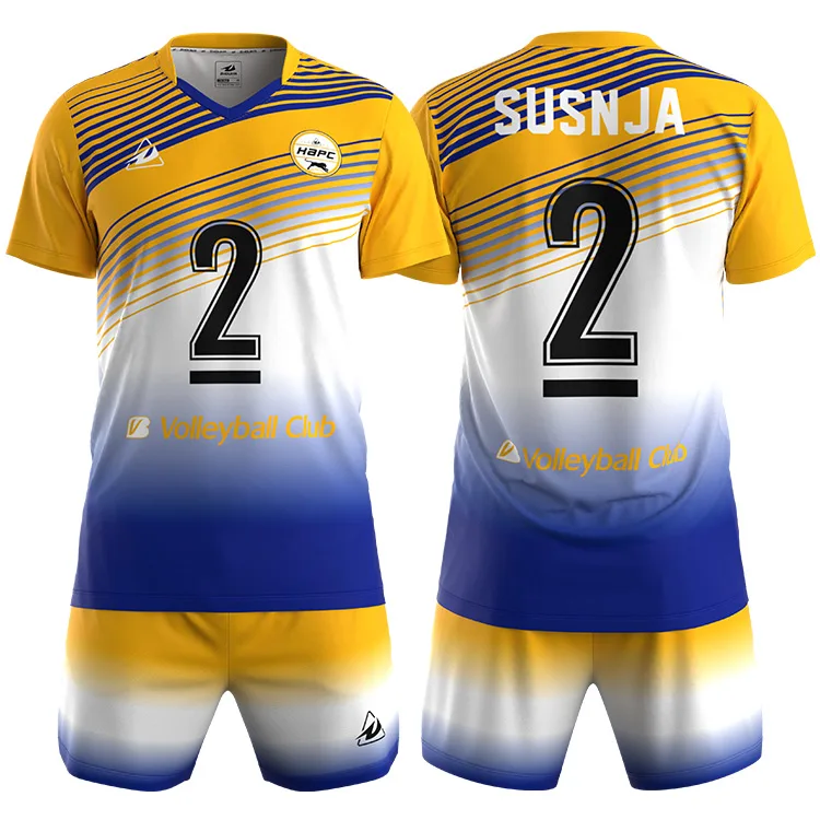 Volleyball Uniform Custom-Made Suit Men'S Match Dress Quick Dry Air Volleyball Jersey Training Uniform Shorts Sleeve U01-1
