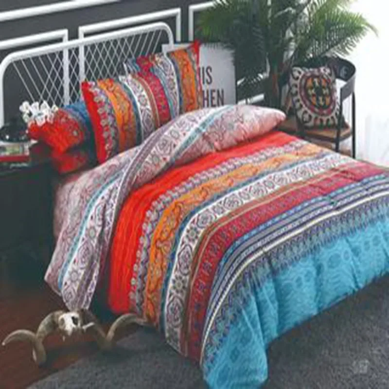 

2pcsHui-85 Spring and summer thickened brushed four-piece bed sheet quilt cover home textile bedding