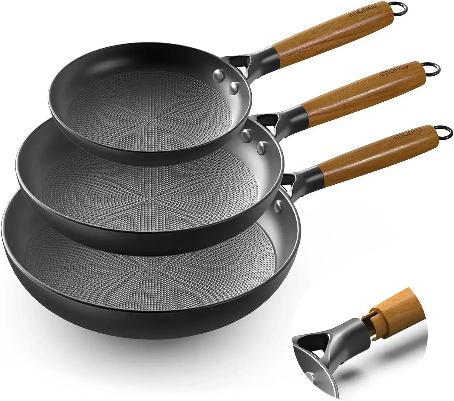 

Cocina's New Kitchen Supplies Professional Non stick Pot Set Detachable Promotion