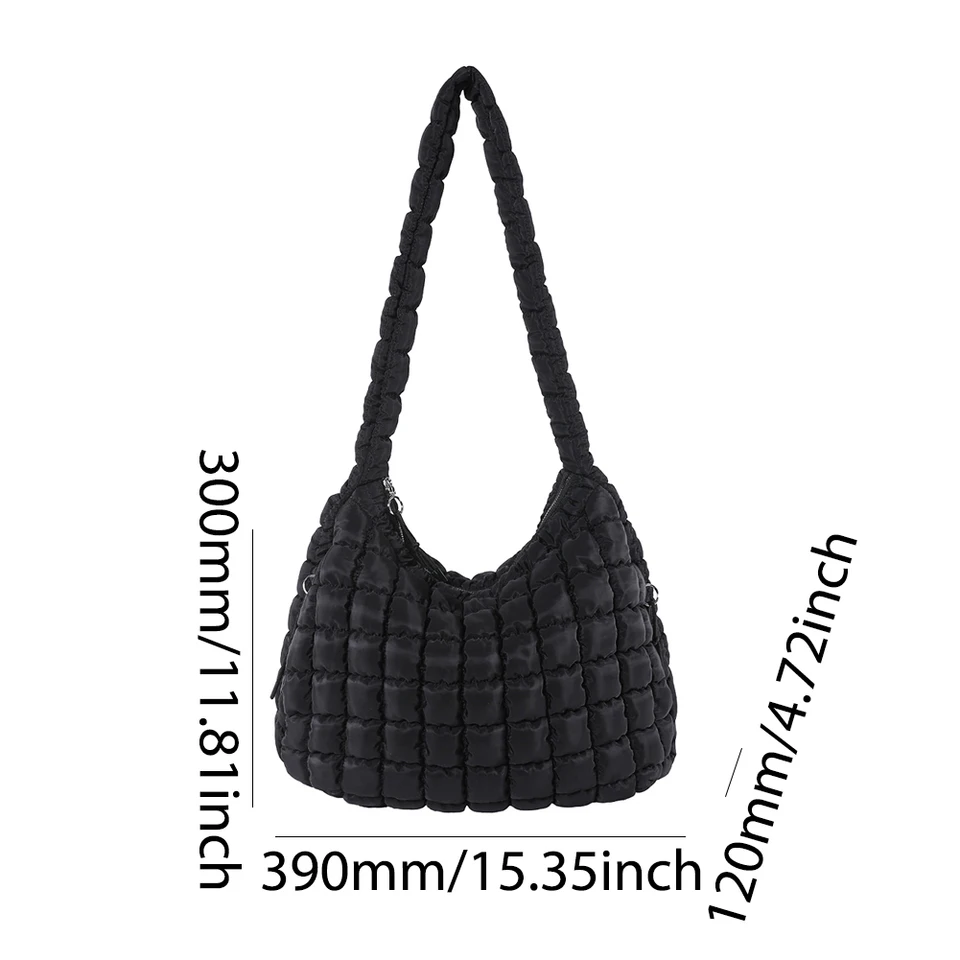 Cloud Hobo Tasche Für Damen - Große Umhängetasche Mit Polka-Dots Design Für Party & Reise