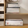 Clothes Cotton Quilt Storage Bag Large Capacity Transparent Quilt Organization Box PEVA Dust Proof Moving House Packaging Bag 4
