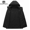 2024 Men Spring Outdoor Leisure Solid Detachable Hooded Jacket Men Autumn Waterproof High-Quality Design Jacket Male Coat 8XL 5