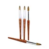 Aokitec Kolinsky Acrylic Nail BrushBlack UV Polish Nail Art Extension Pen Drawing Brushes Modle 08-22/06-14 4