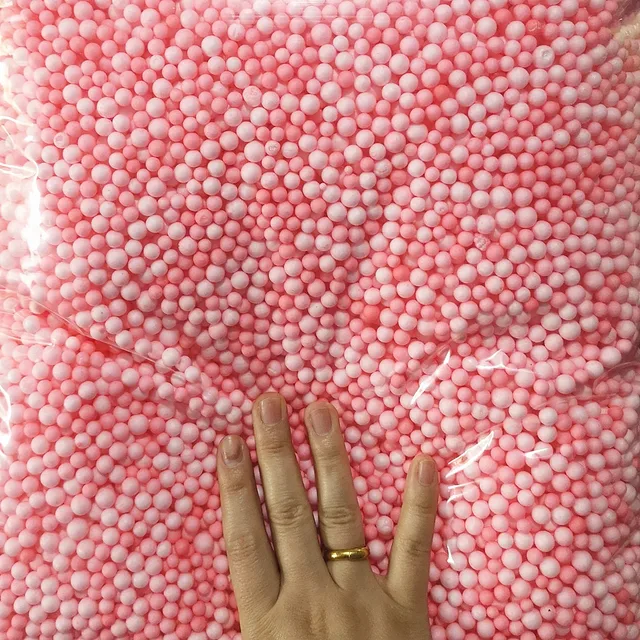 כדורי קלקר קטנים למילוי  Diy Polystyrene Styrofoam Foam Ball - 4000pcs  7-9mm Foam - Aliexpress