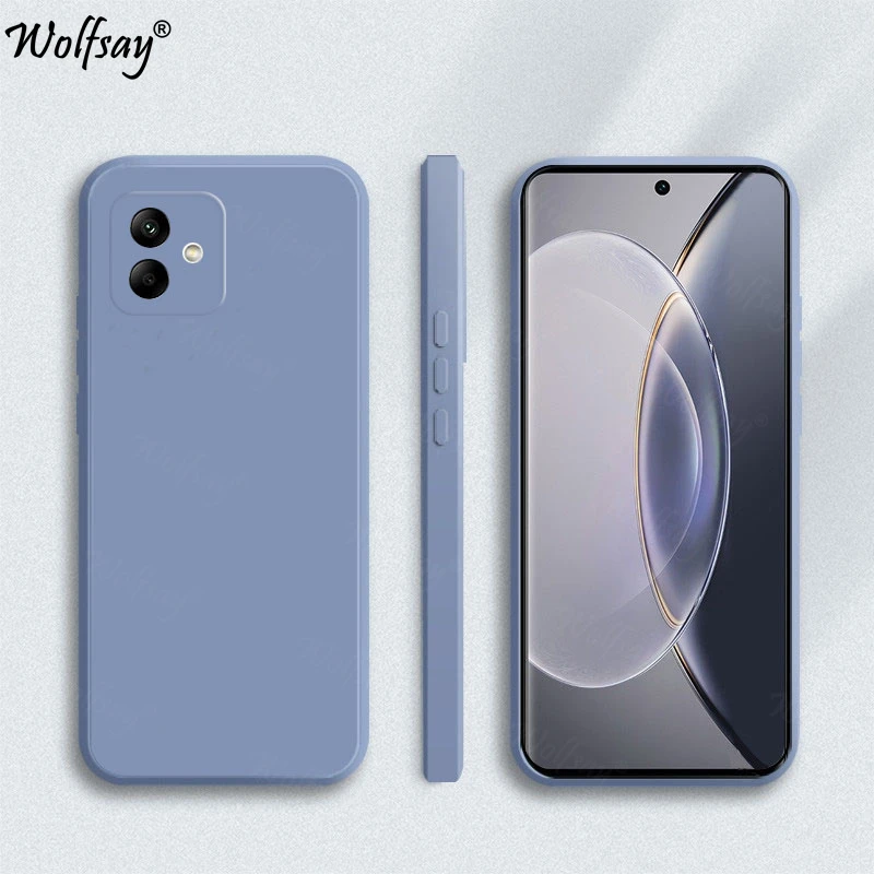 Candy Case For Samsung Galaxy M04 Case Original Liquid Silicone