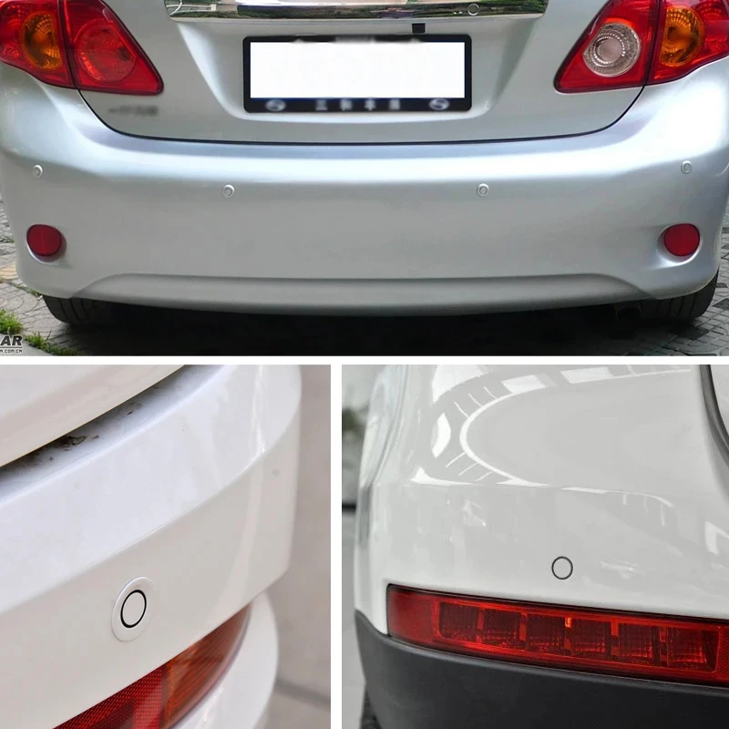 Parking Sensor Car Reverse Radar Kit Vehicle Parking Sensor System with 4 Sensors Backup Radar with LED Distance Display Beep alarm