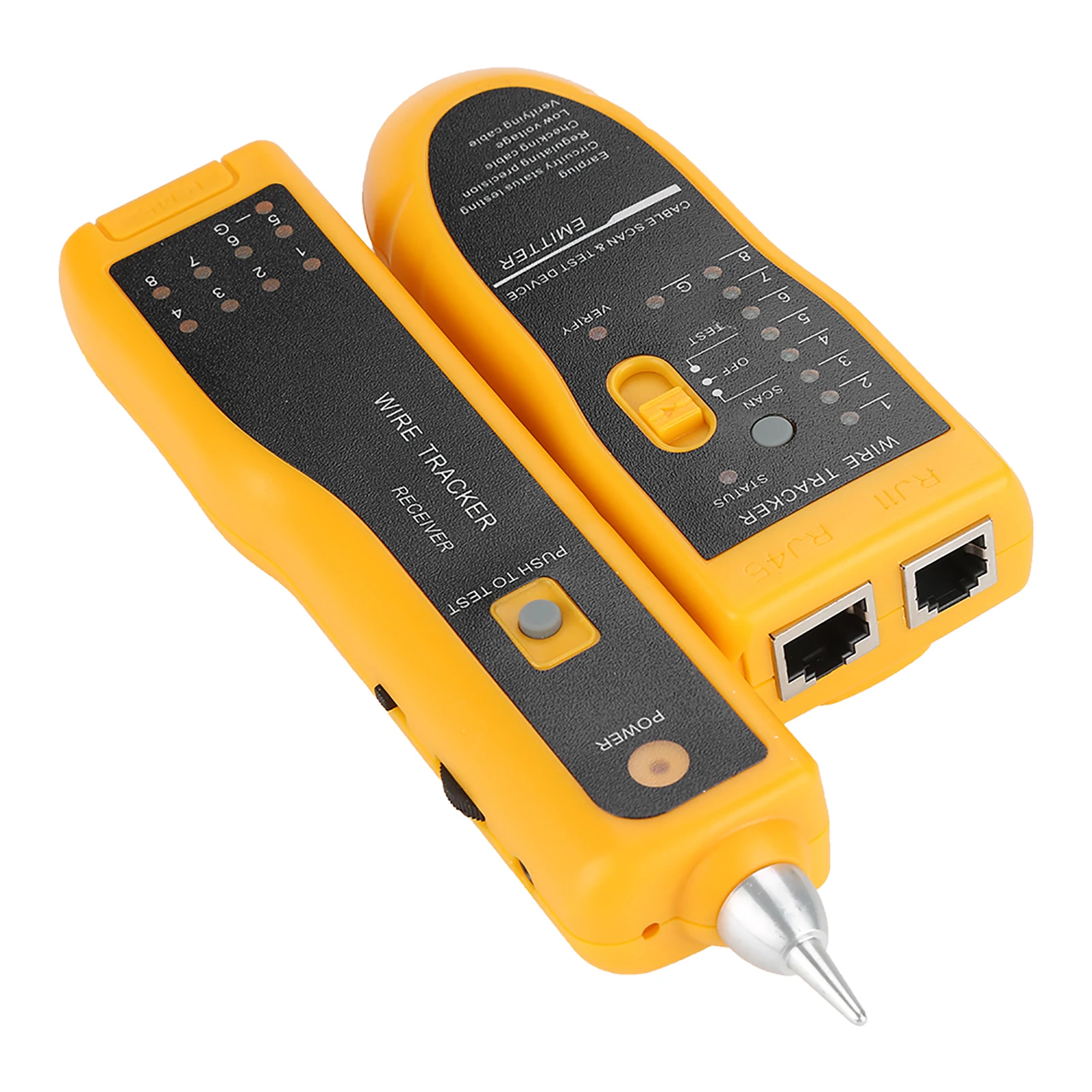 Cable Detector Cable Tester Handheld Rapid LAN Network Tester Line Finder Wire Diagnose Tone Tool