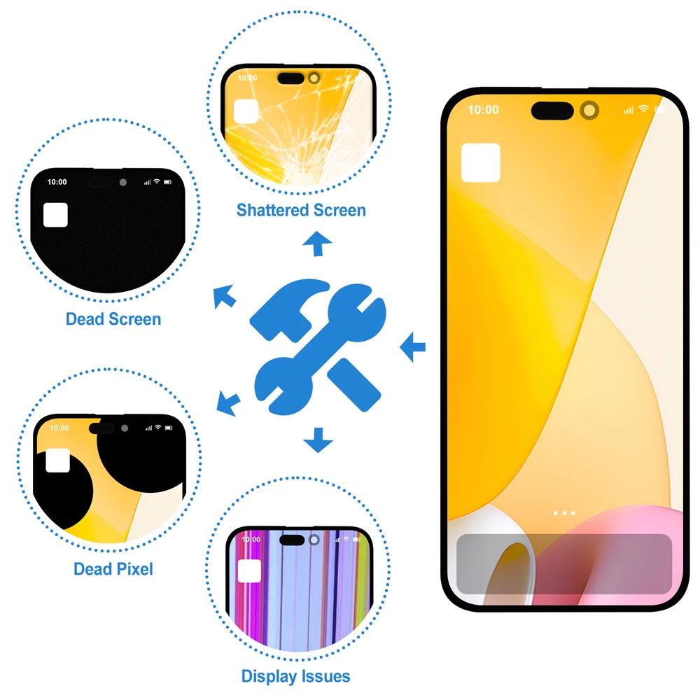 High Quality LCD For iPhone 14 Pro Max Display 100% Tested