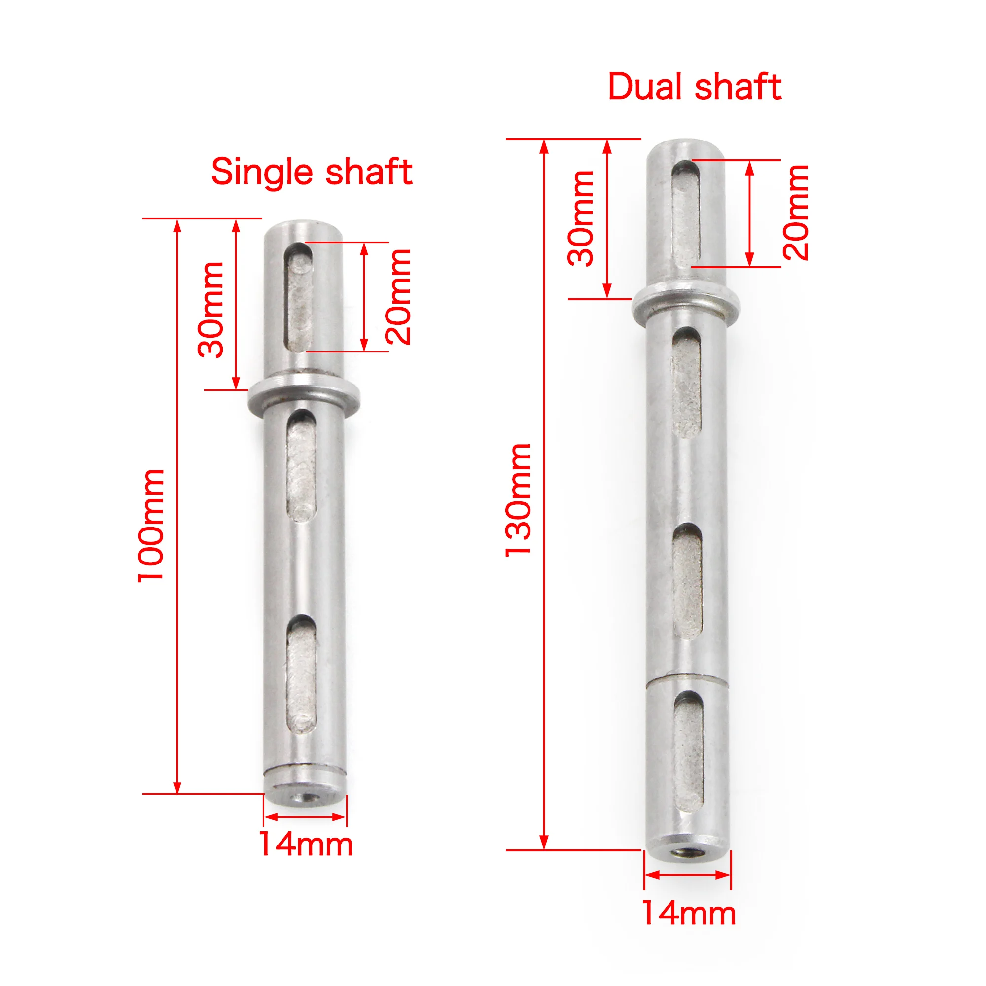 Worm Geared Motor 14mm/18mm/25mm Output Single Shaft / Daul Shaft For Worm Reducer Gearbox NMRV030 NMRV040 NMRV050 Nema23/24/34/42 Stepper Motor