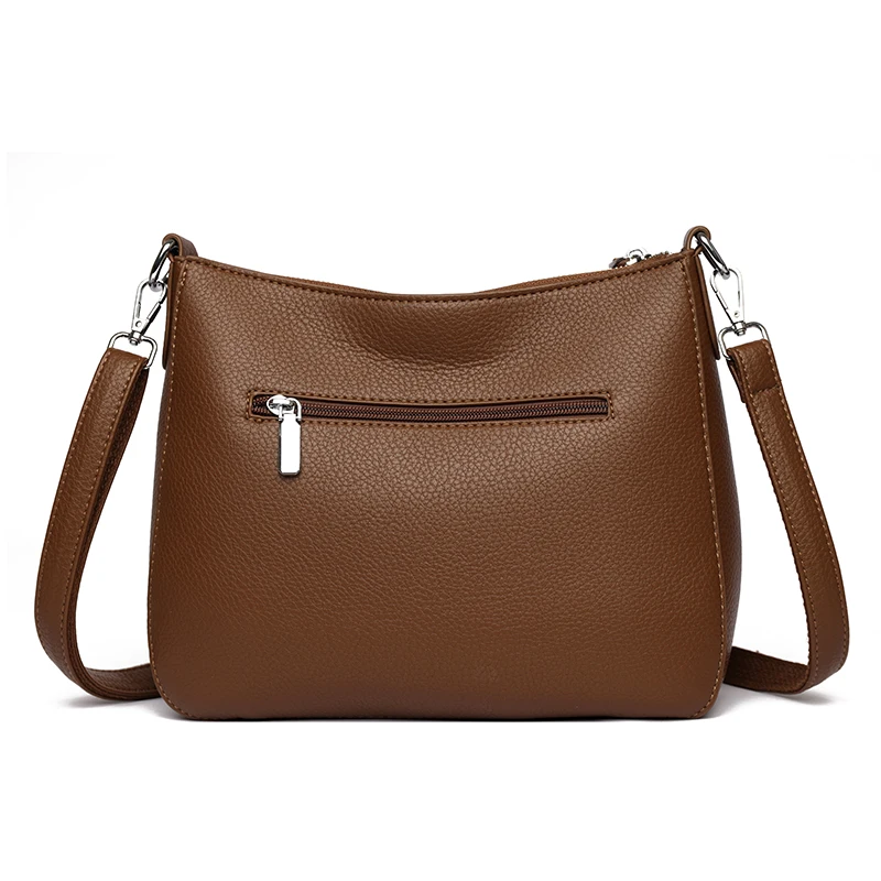 Large-capacity crossbody bag, travel convenience bag, commuting storage bag, adjustable shoulder strap, single shoulder bag, ret