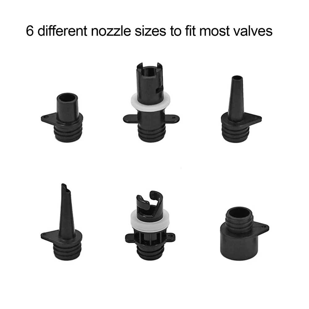 Inflatable Hose Adaptor Inflatable Air Hose Kayaks Accessories Nozzle Kit Black