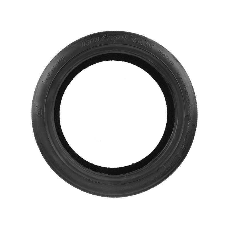 60/70-6.5 Tubeless Tire With Air Nozzle 10 Inch Suitable For Segway G30 Max Widened And Thickened Tubeless Tire