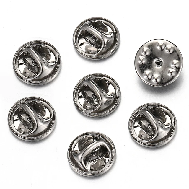 10pcs Stainless Steel Brooch Pin Base 1014mm Cabochon Base Cufflink