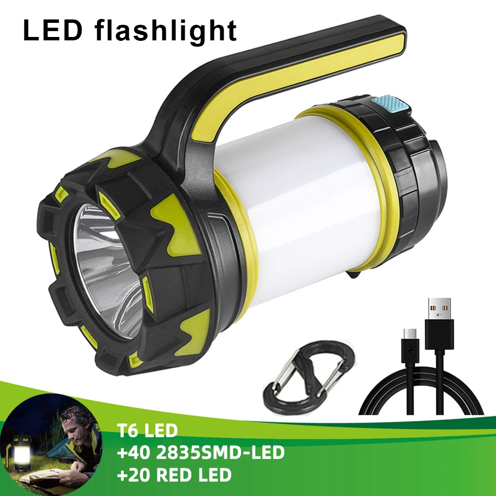 Portable Outdoor Camping Search Light Output to the Mobile Phone Charging Function for Night Working Maintenance