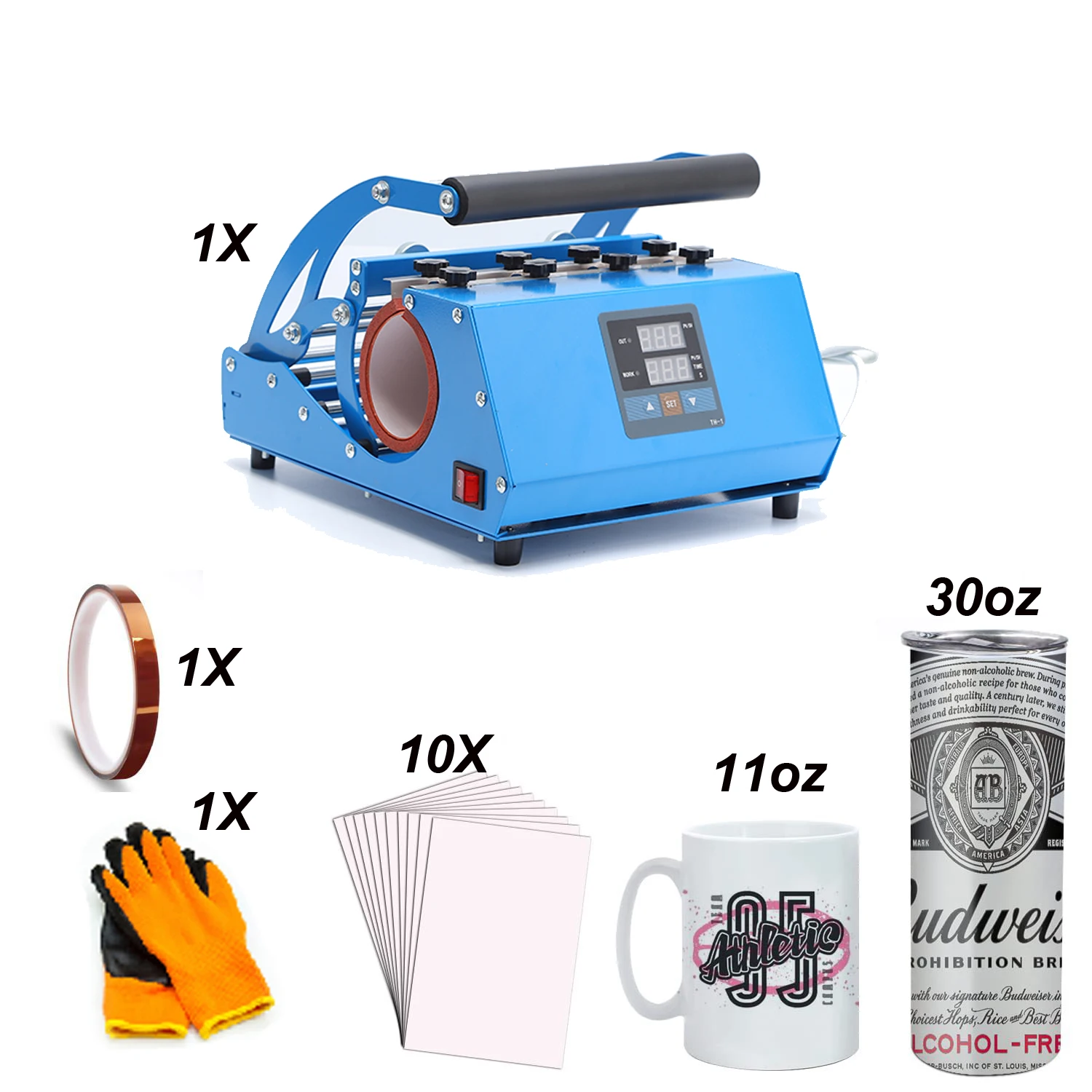 マグカップ用プレス機 ROBS（ロブス）PRO-2210 | マグカップ アイロン