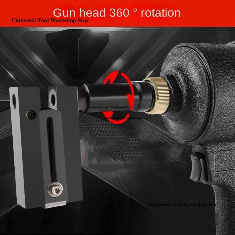 NEW 8KGFIndustrial Pneumatic Punch Gun Metal Iron Plate Round Hole Punching Stainless Steel Advertising Word Air Puncher 3.2-8MM