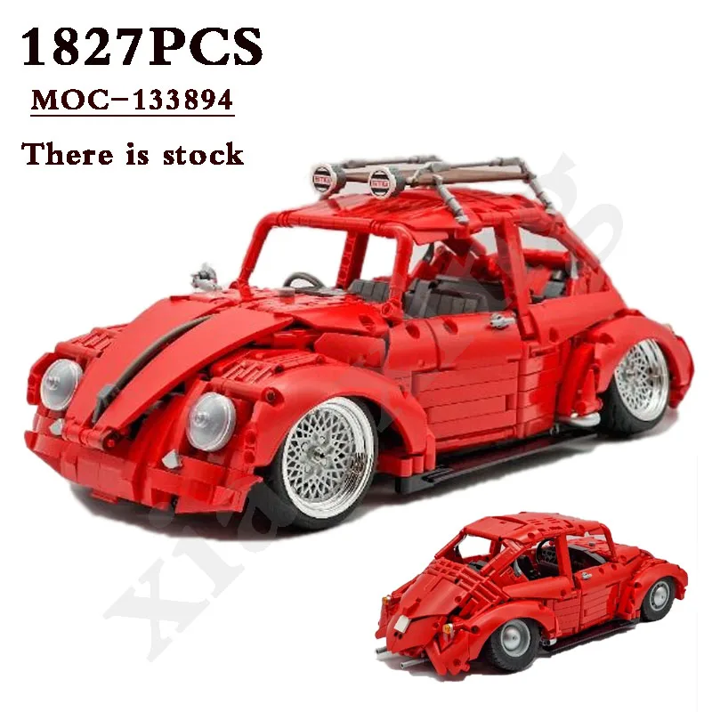 New Shell Car Moc-133894 Classic Classic Sports Car Static Edition 1827 Pcs Fit 10252 Building Blocks Giocattolo Per Bambini Regalo Di Compleanno Fai 
