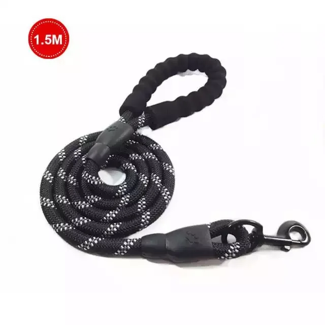 dog collars glow in the dark	 Dog rope tether dog traction rope walking rope small and medium-sized dog pet dog chain at night with reflective traction rope dog collars extra large Dog Collars