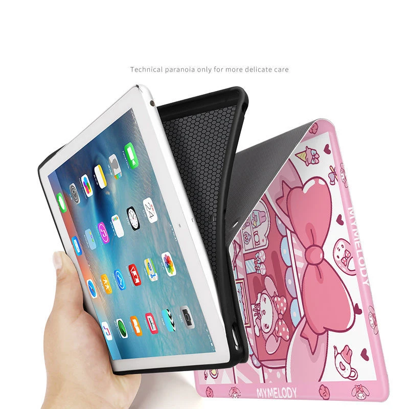 メロクロiPad Air Luxury Sanrio Kuromi MyMelody For iPad Air 2021 10.2 Case
