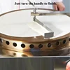 45cm Commercial Electric Manual Operate Pancake Maker Machine 220V Egg Roll Cake Machine Gas Egg Pancake Making Machine 3