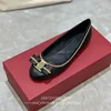 Top quality soft suede round head chain bow women's flat 3cm chunky heels elegant women's office work shoes 2