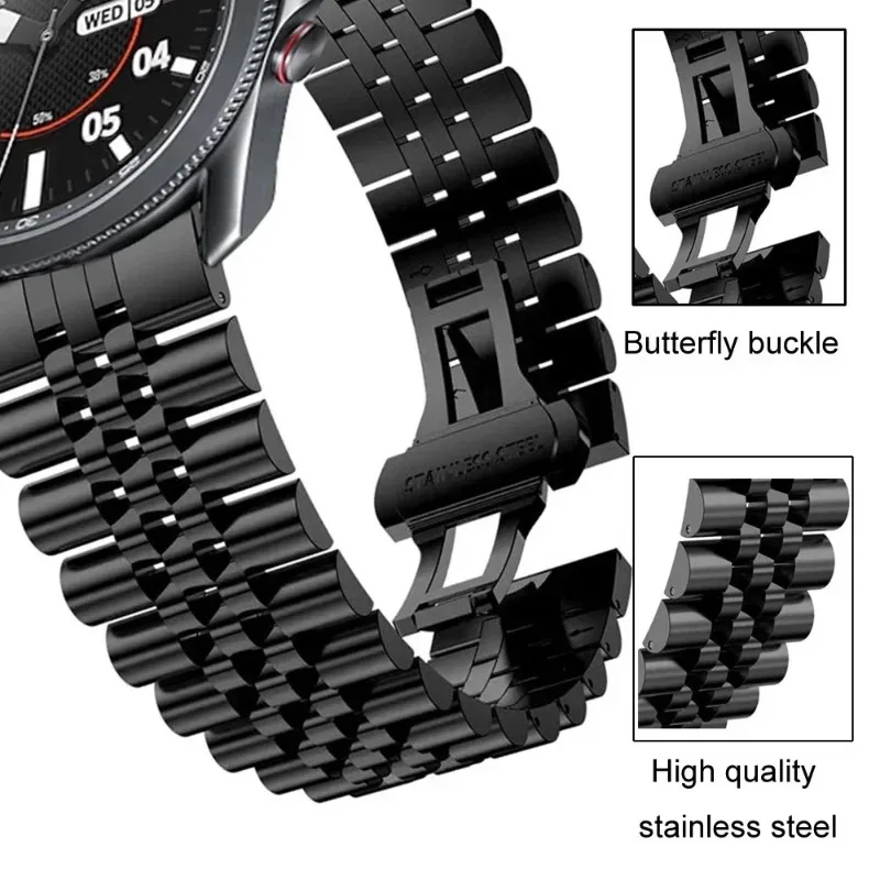 22mm Stainless Steel Breathable Bracelet Strap